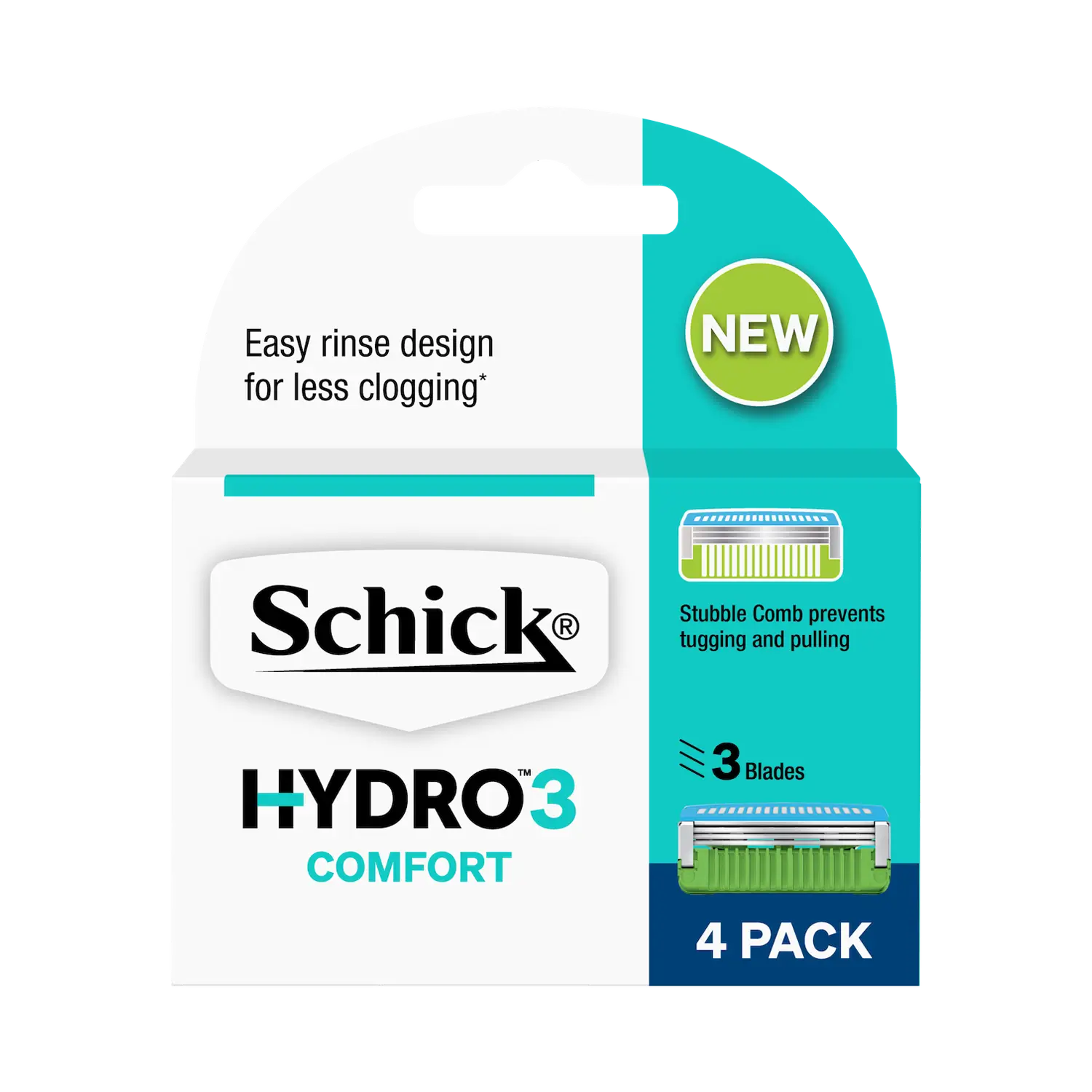 Hydro 3 Comfort Men's Razor Blade Refills 4pk