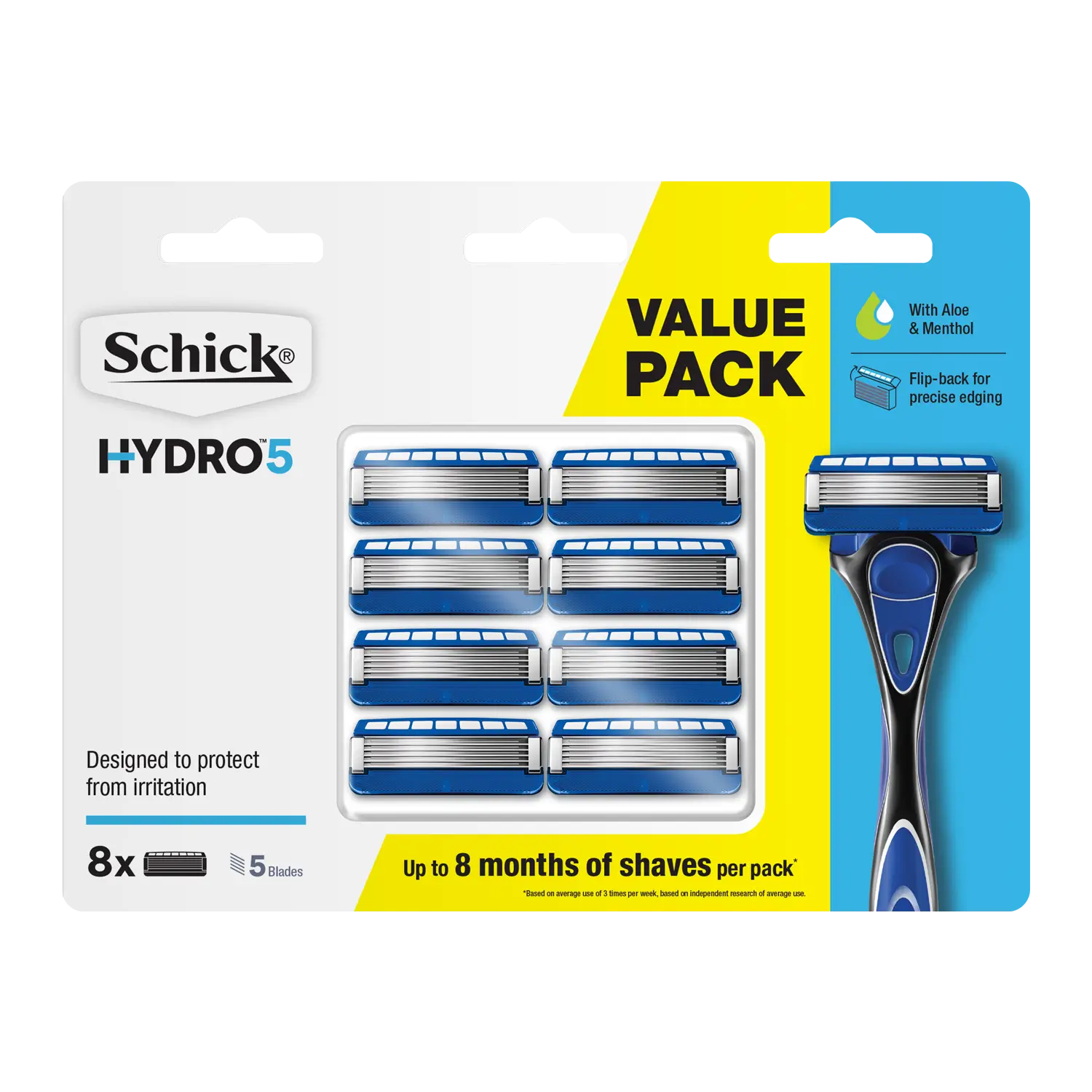 Hydro 5 Men's Razor Blade Refills 8pk