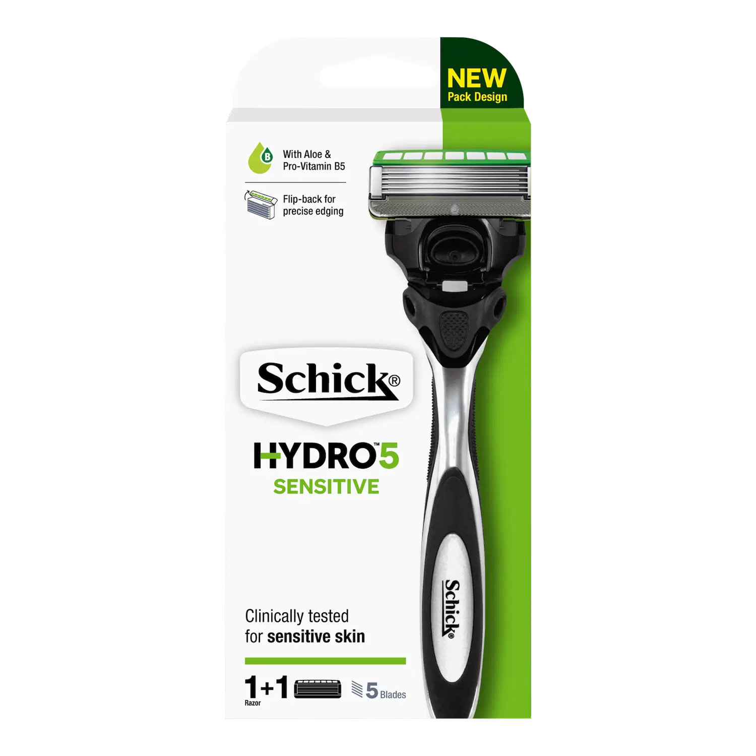 Hydro 5 Sensitive Men's Razor Handle + 1 Cartridge