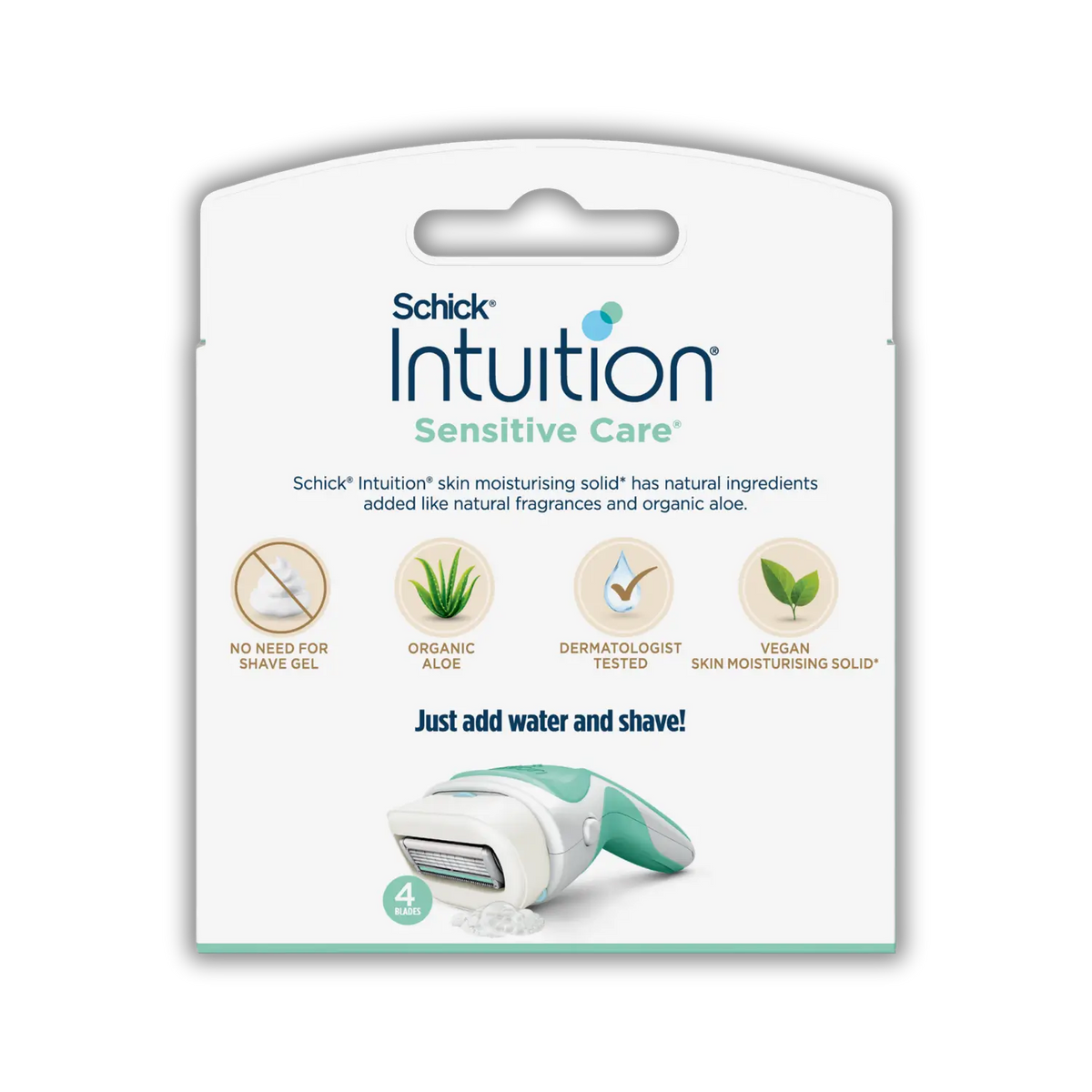 Intuition Sensitive Care Razor Blade Refills 4pk