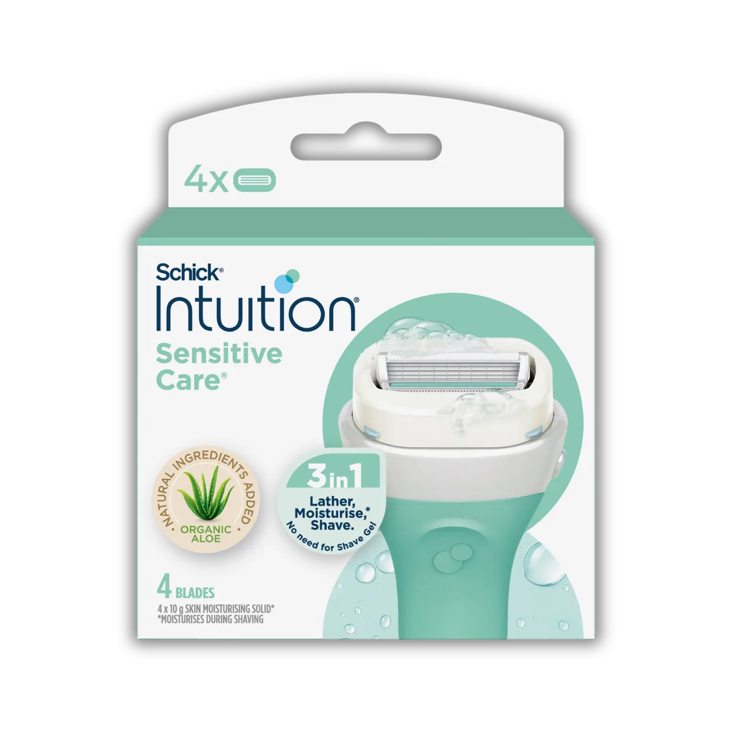 Intuition Sensitive Care Razor Blade Refills 4pk