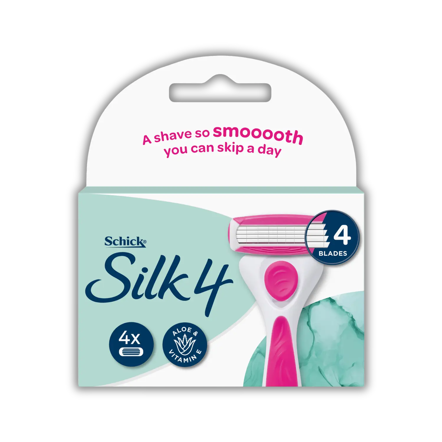 Silk 4 Razor Blade Refills 4pk