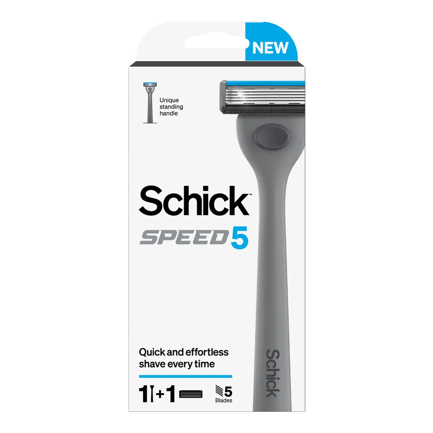 Speed 5 Men's Razor Grey Handle + 1 Cartridge