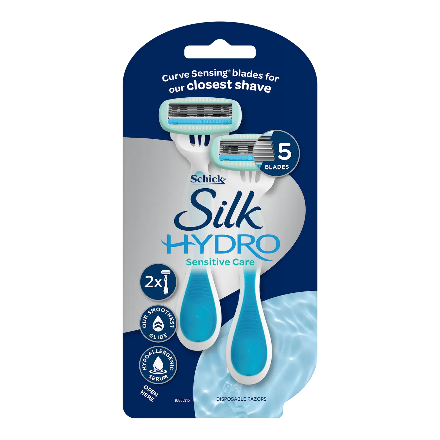Silk Hydro Sensitive Care Disposable Razors 2pk