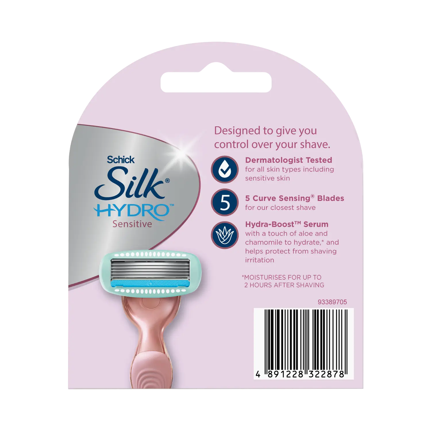 Silk Hydro Sensitive Razor Refills 4pk