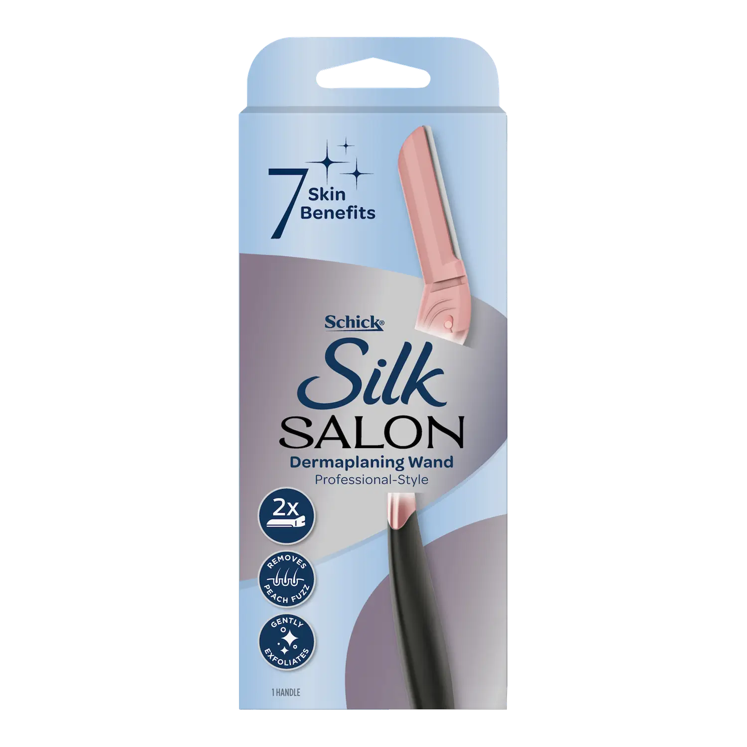 Silk Salon Dermaplaning Wand + 2 Blades