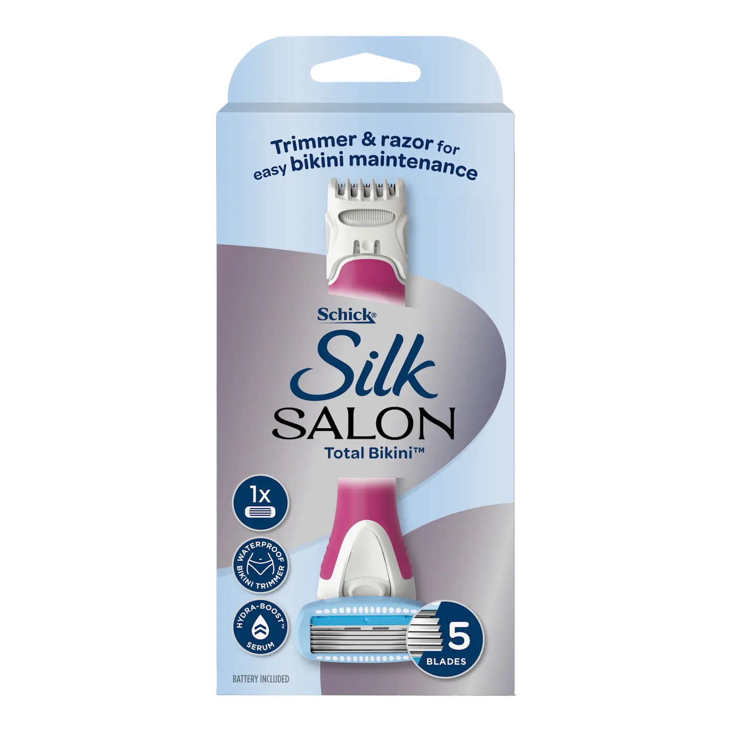Silk Salon Total Bikini Razor Handle + 1 Cartridge