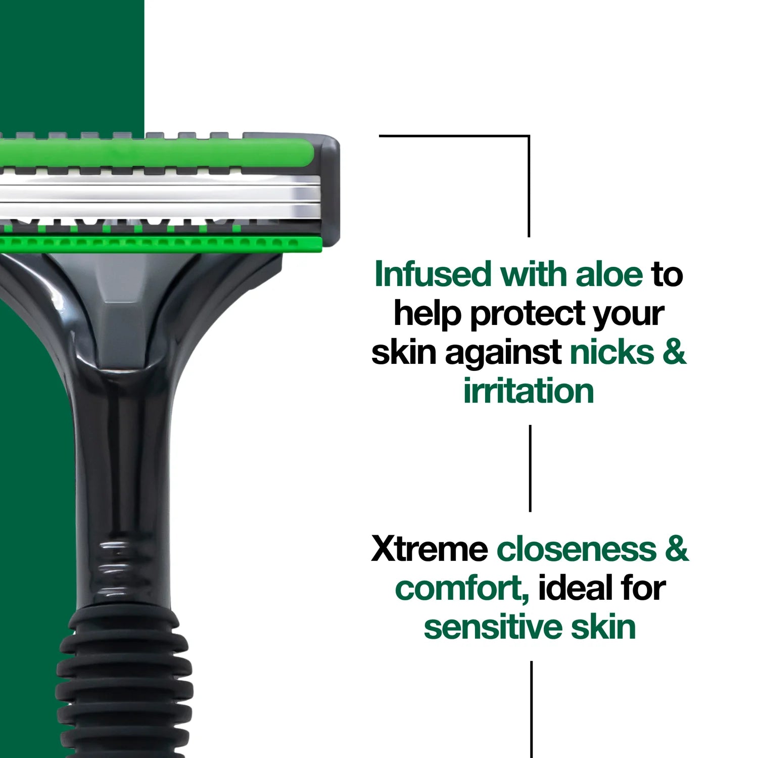 Xtreme 3 Sensitive Hybrid Men's Razor Handle + 20 Cartridges