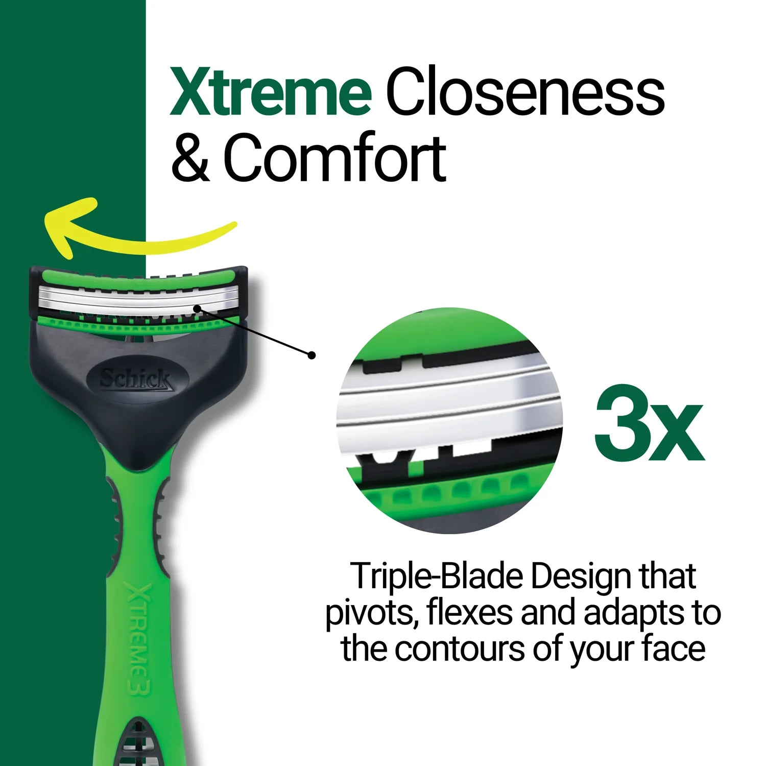 Xtreme 3 Sensitive Men's Disposable Razor 12pk
