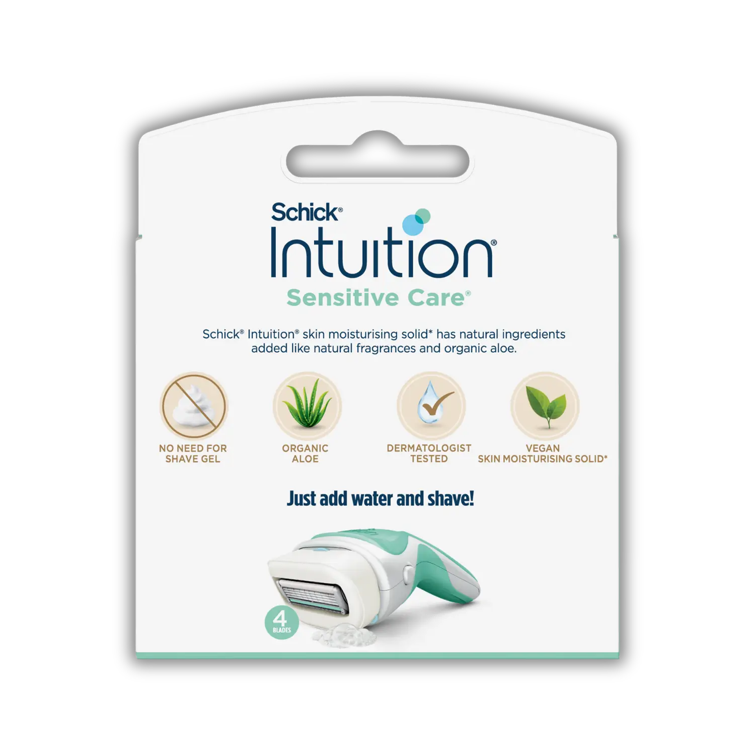 Intuition Sensitive Care Razor Blade Refills 4pk