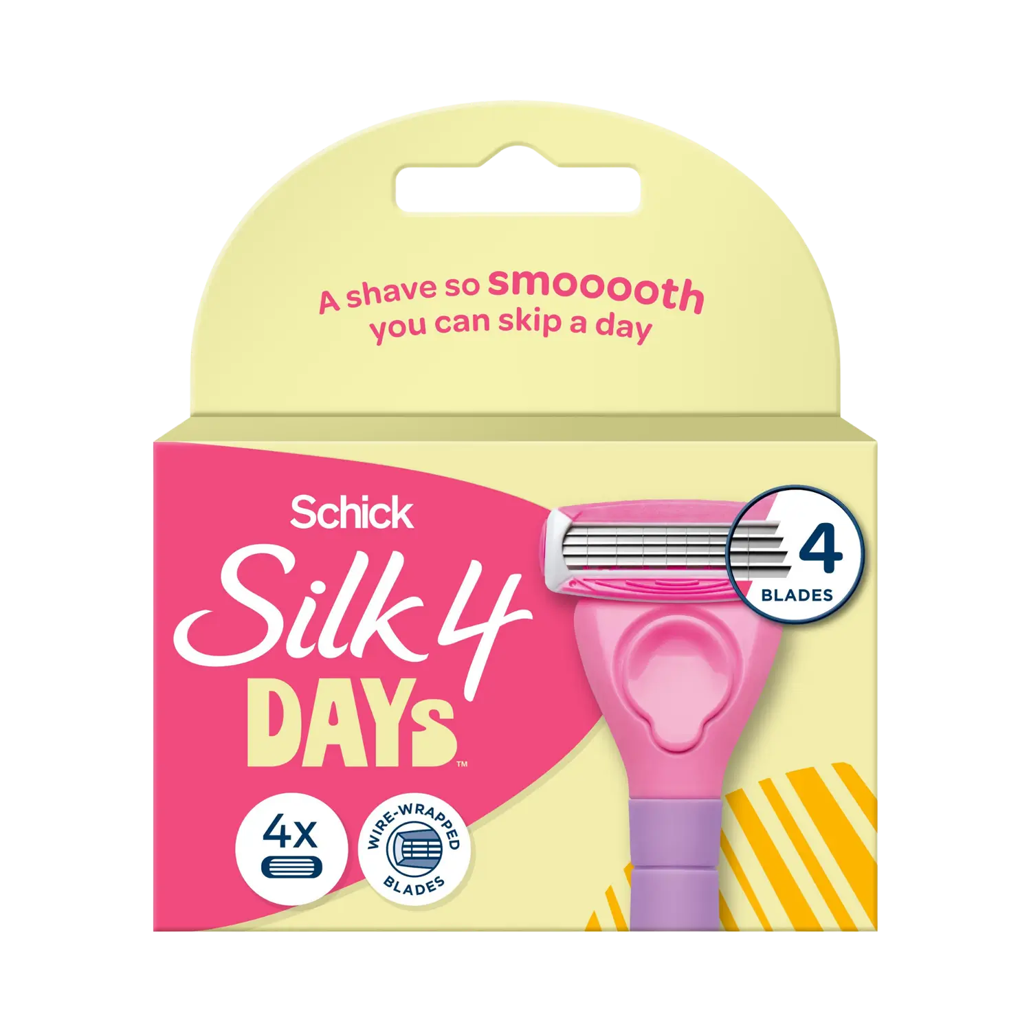 Silk 4 Days Razor Refills 4pk