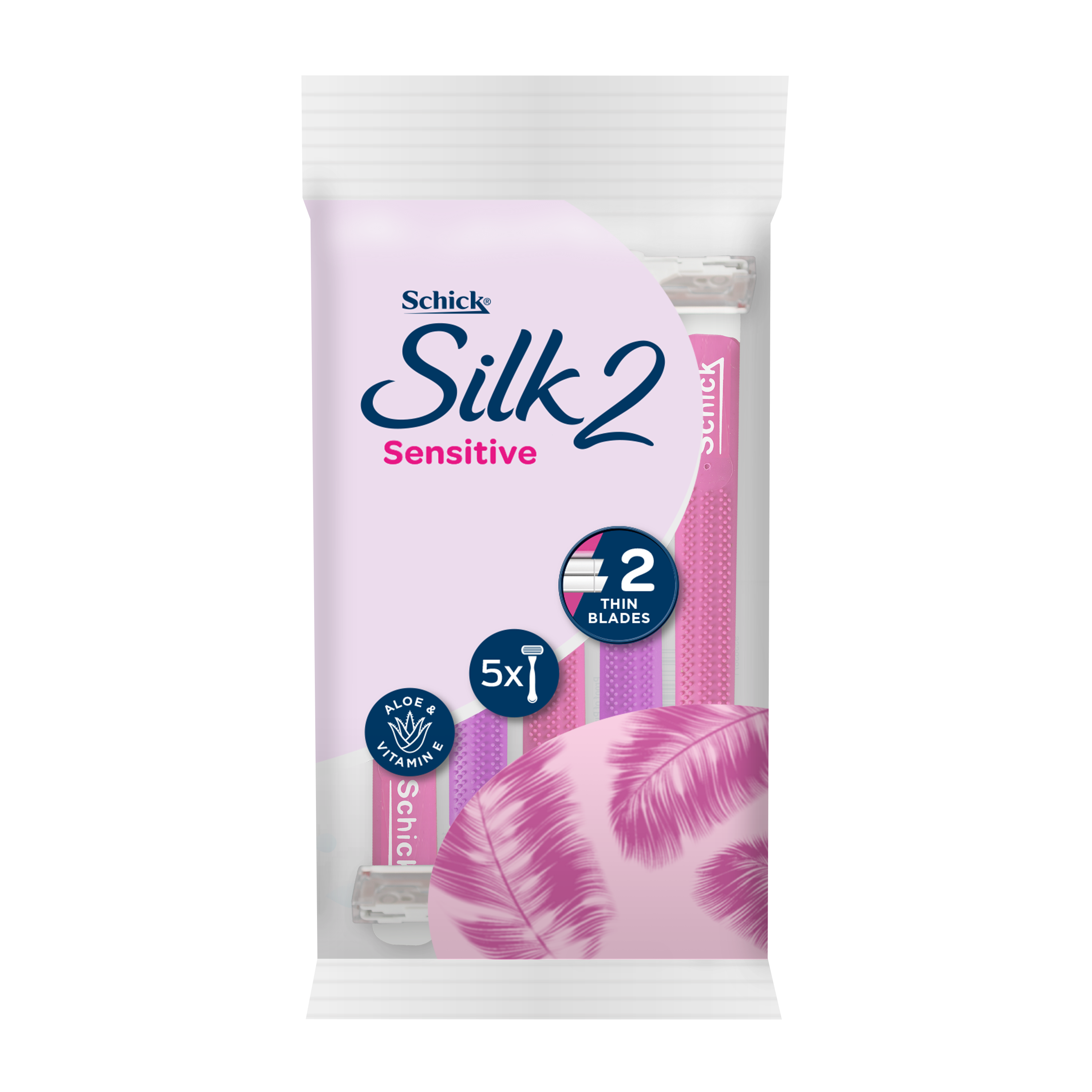 Silk 2 Sensitive Disposable Razors