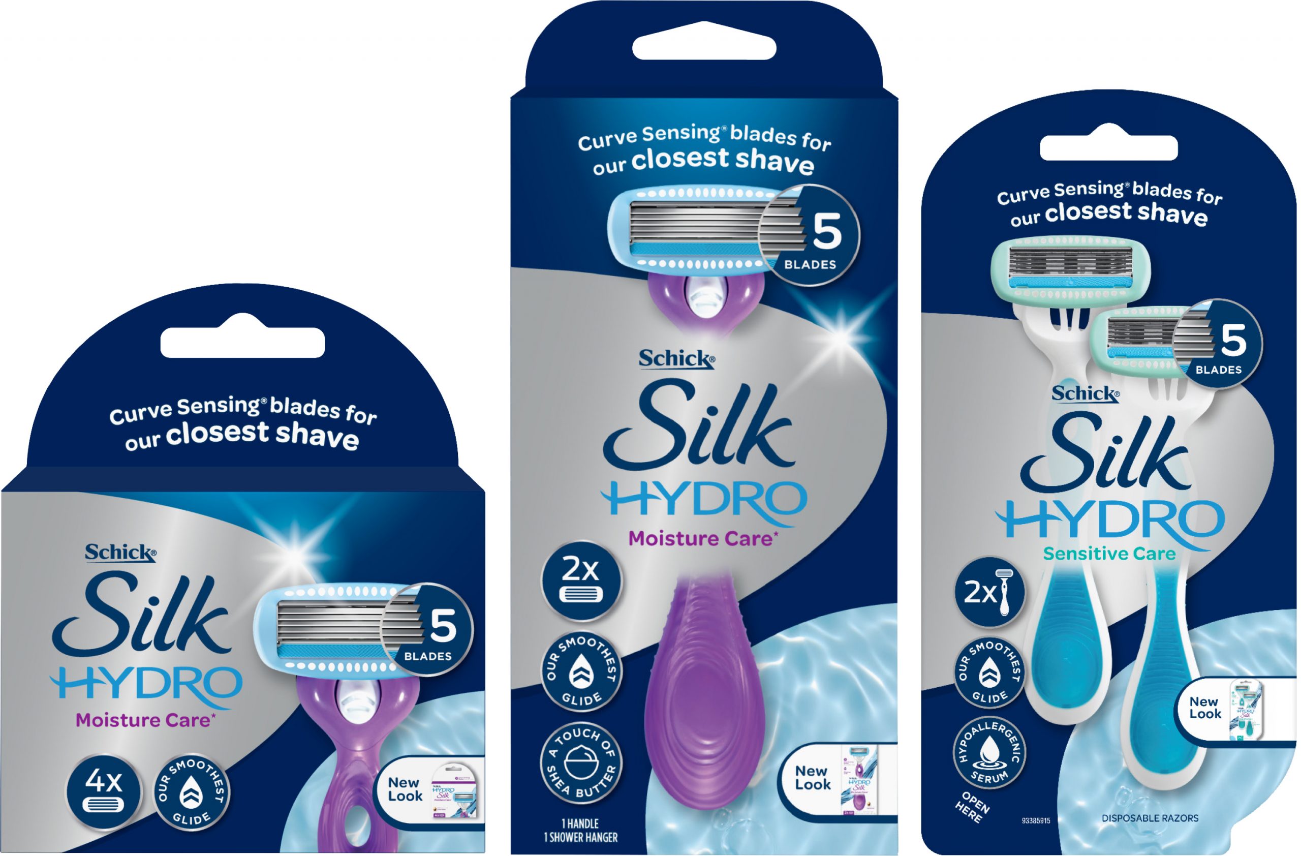 Schick Silk Hydro range